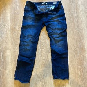 Mavi Marcus Slim Straight Leg Jeans Sz 32x32 Dark Tonal Brooklyn